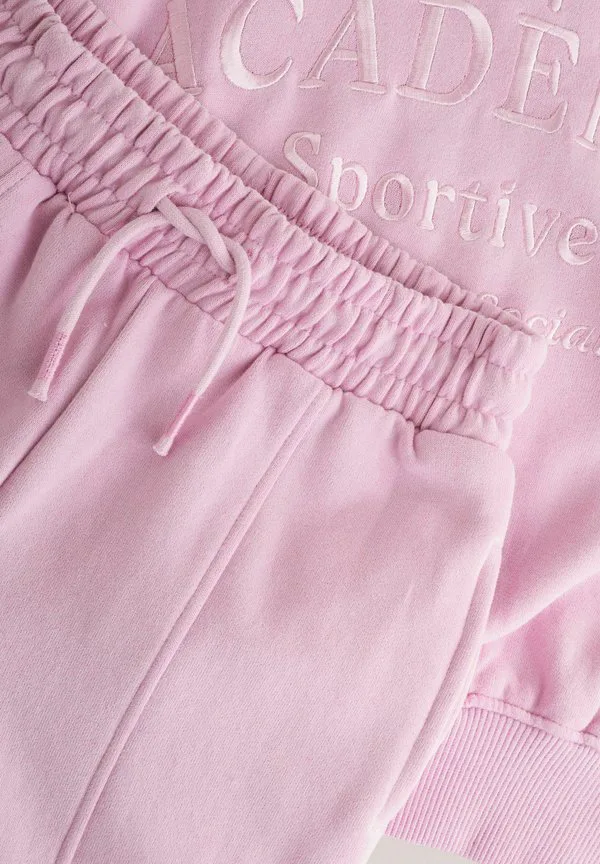 Спортивный костюм с джоггерами стандартного кроя Next, Pink Slogan — фото 4