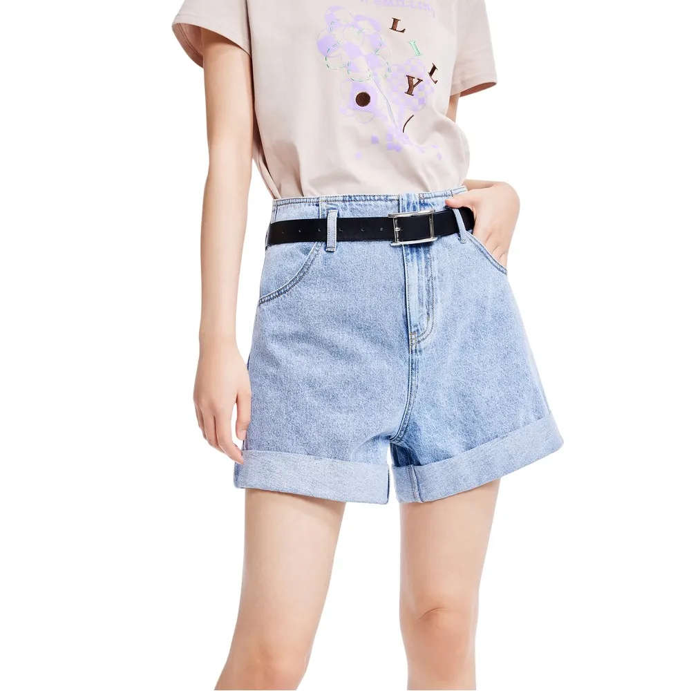 

Шорты Lily Vintage Flap denim, синий