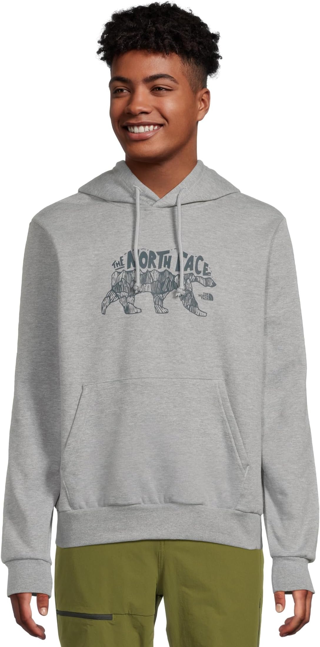 

Мужская толстовка с капюшоном Evolution TNF Bear с принтом The North Face, TNF Pale Grey Heather