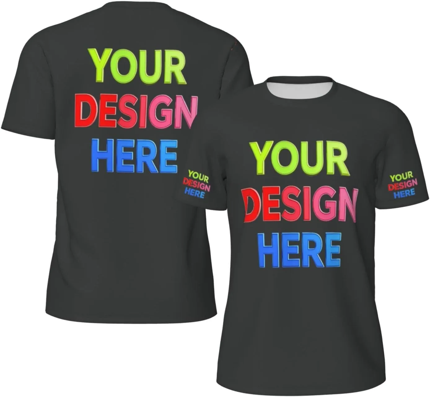 

Футболка Custom для мужчин с 4-сторонней печатью логотипа, текста или изображения