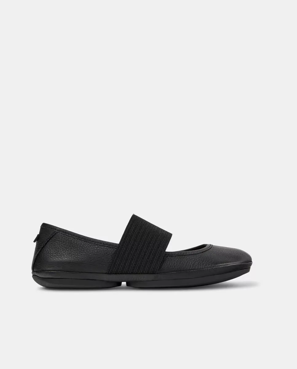 Правые женские черные кожаные туфли Nina Mary Janes Camper, черный