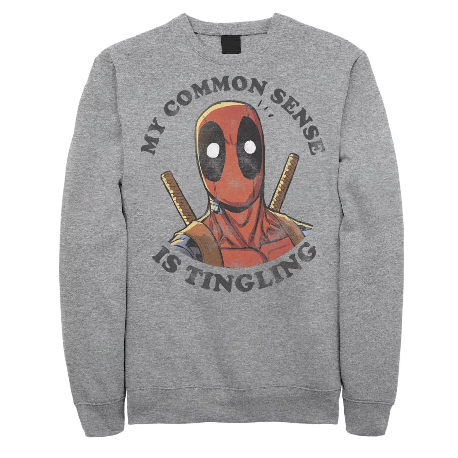 

Мужской свитшот Deadpool Common Sense is Tingling Marvel