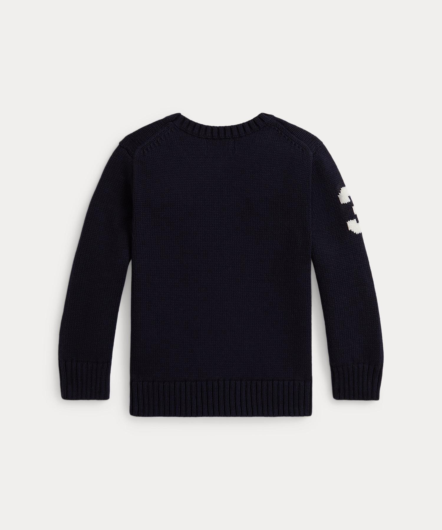 Свитер Polo Bear с круглым вырезом (для мальчиков 2-7 лет) Polo Ralph Lauren, 410 Navy