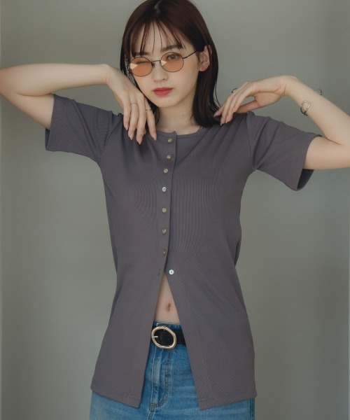 

Slattgir Кардиган, рибана, большой размер, Essenave, серый