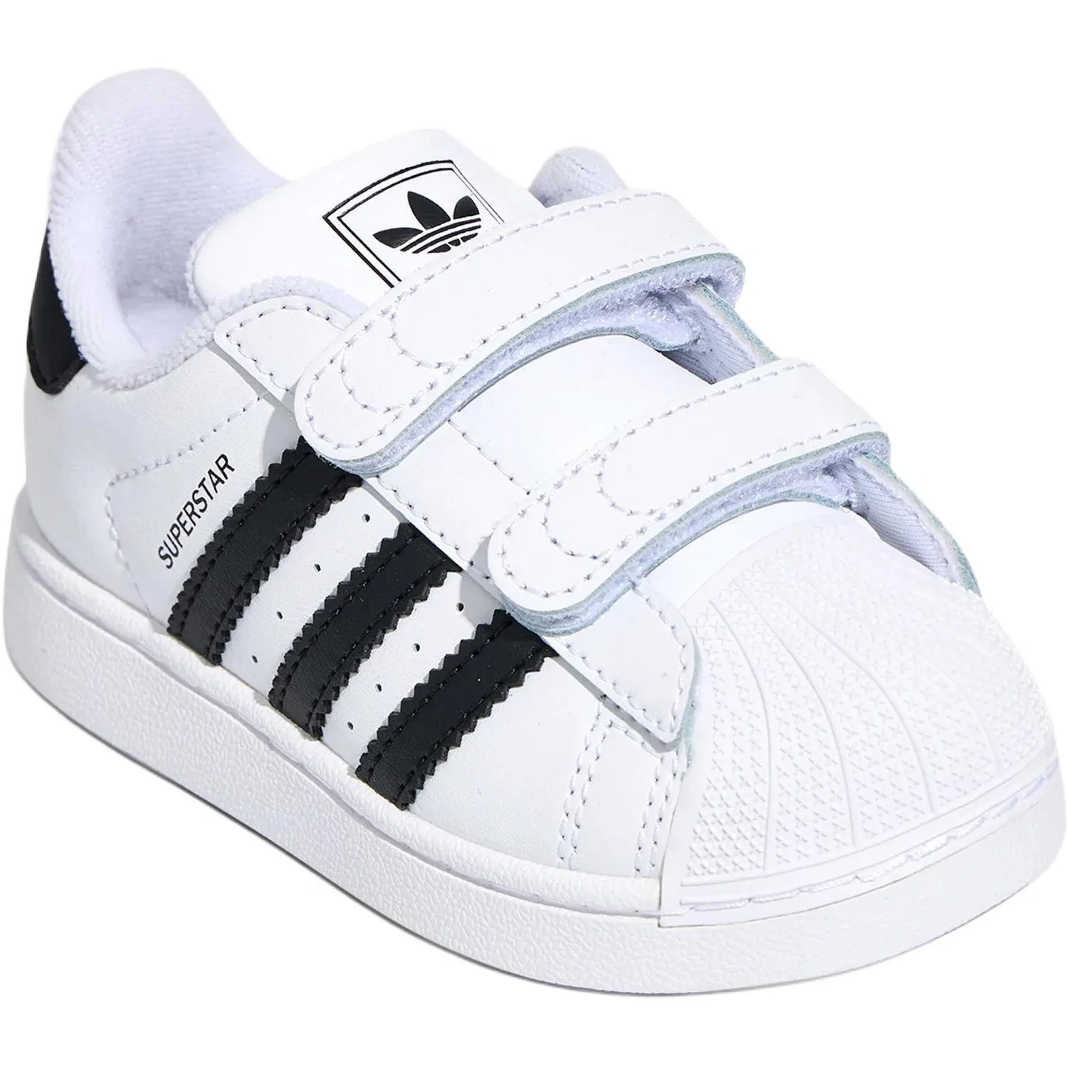 Кроссовки для малышей Superstar 2 Adidas Originals белые с черным — фото 4