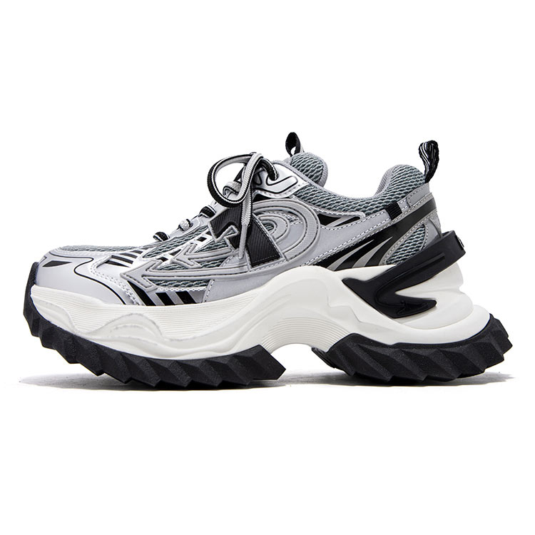 

FALLINMISS Галактическая серия массивных кроссовок низкие унисекс — огненно-серебряный красный, цвет Sizzling Silver Red