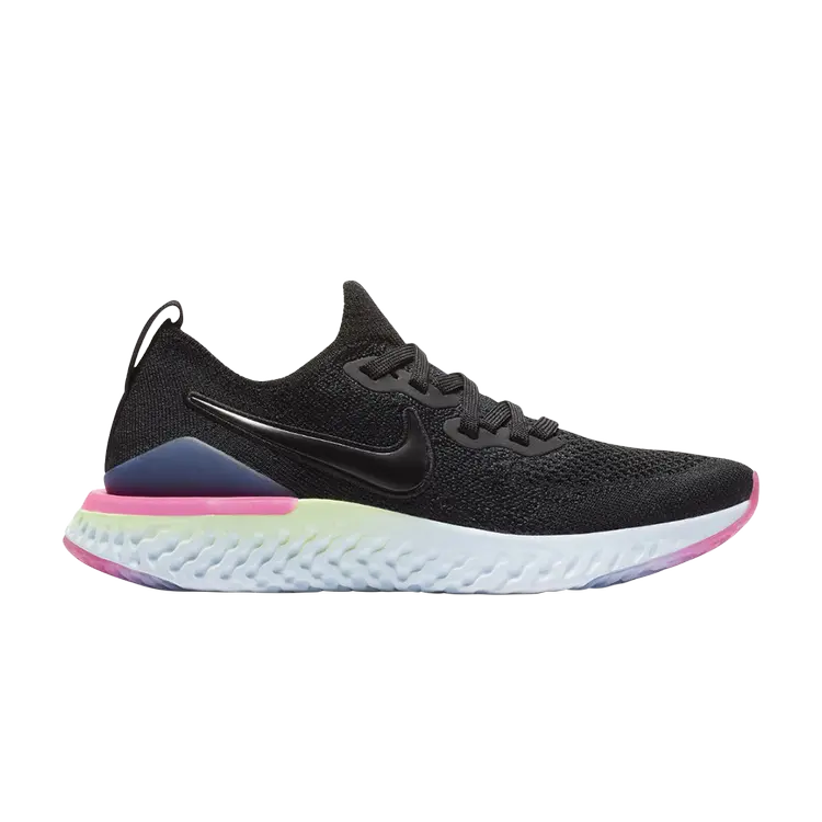 

Кроссовки Nike Epic React Flyknit 2 GS 'Pixel', черный