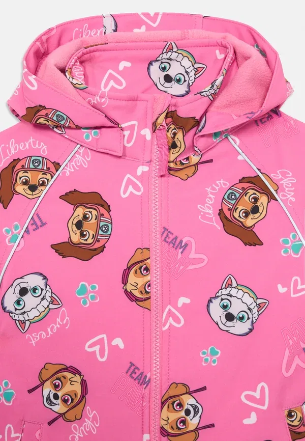 Костюм софтшелл alfa08 paw patrol snowsuit Name It, розовый космос — фото 3