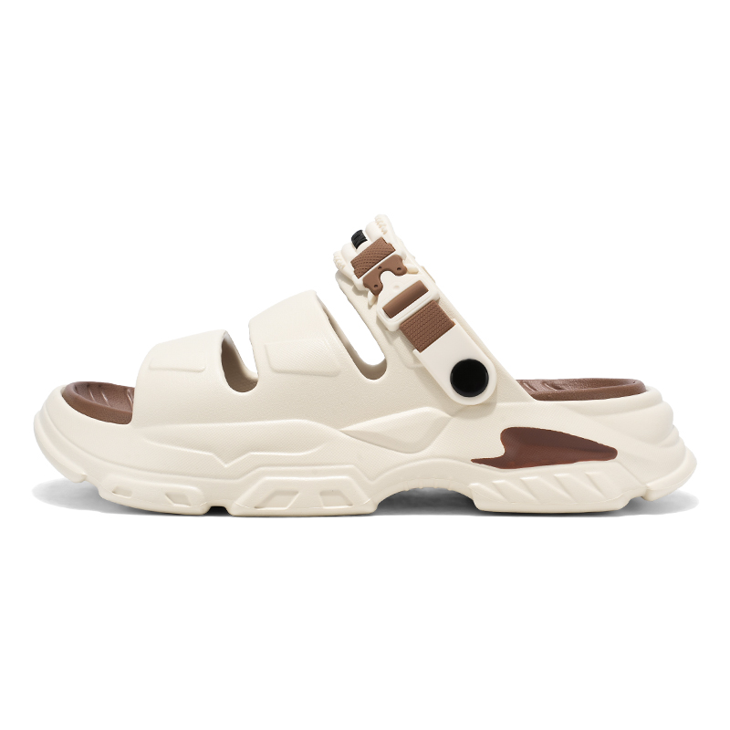 

NANJIREN Пляжные сандалии мужские бежево-коричневые, цвет Beige Brown