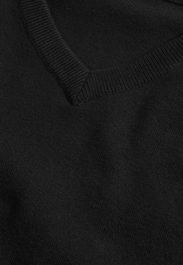 Джемпер с v-образным вырезом, стандартного кроя Next, Black — фото 3