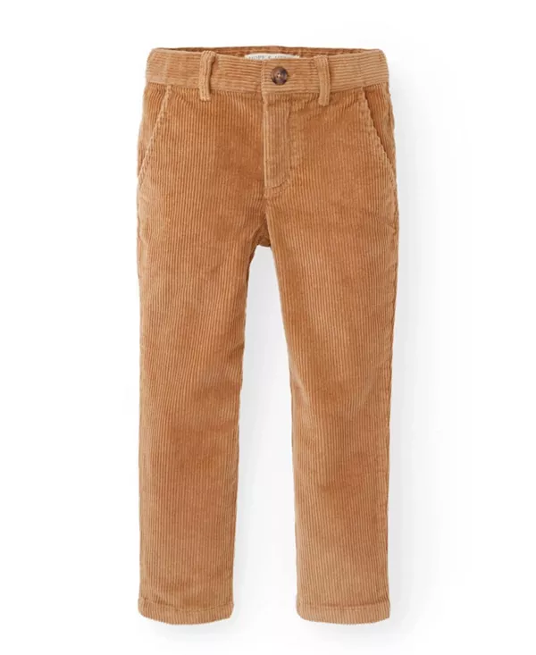 

Детские брюки из органического вельвета - для малышей и взрослых. Hope & Henry, коричневый