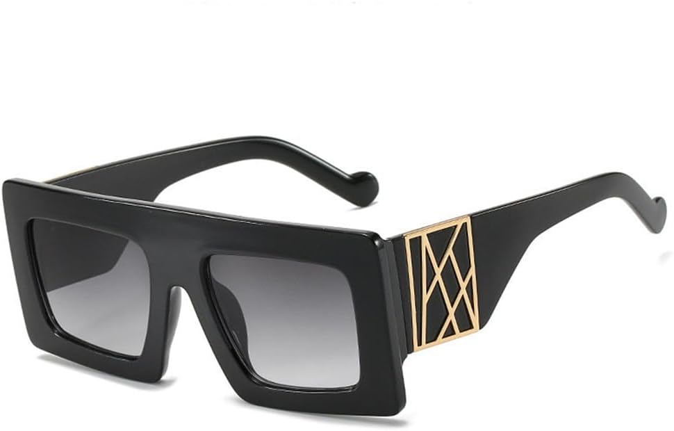 

Солнцезащитные очки 2027 года для женщин, винтажные, большие, в стиле хип-хоп, женские, с градиентным затемнением, с защитой от УФ-излучения UV400, мужские, в стиле панк MTZJH, C5