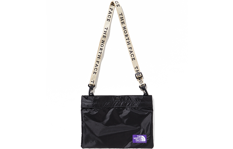 

THE NORTH FACE PURPLE LABEL Нейлоновая наплечная сумка унисекс черная, Black
