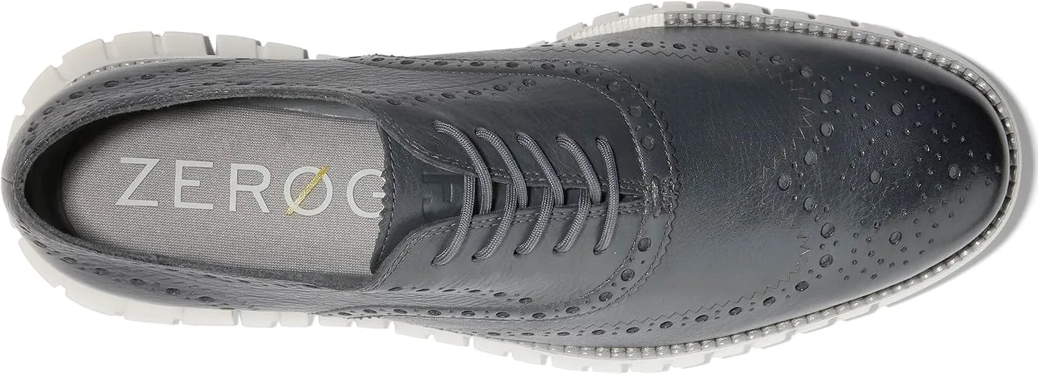 Мужские туфли Cole Haan ZG Remastered с гладким носком, серебряный — фото 4