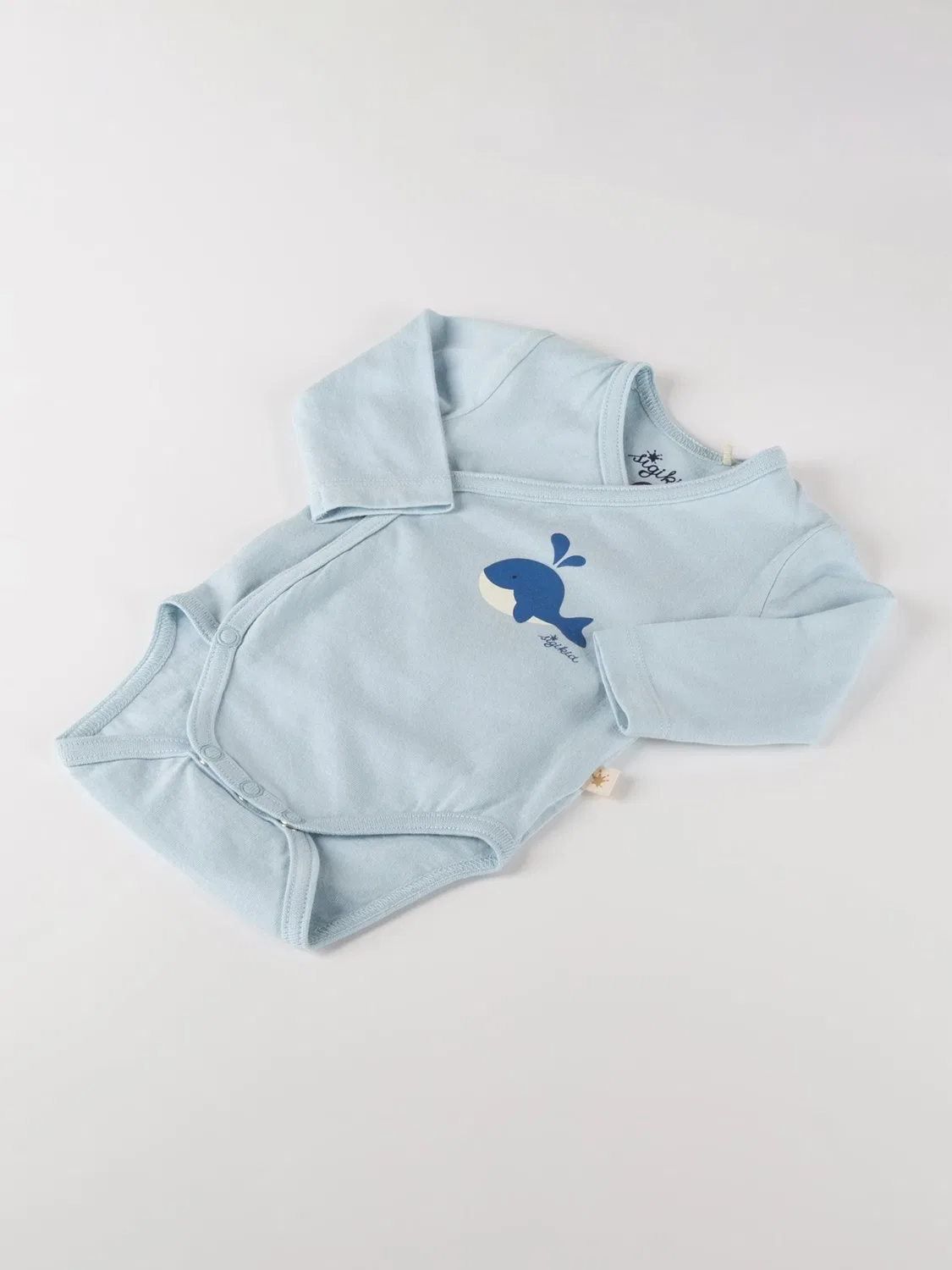 Комбинезон/боди 'Body, langarm Classic Baby' Sigikid, Blue — фото 3