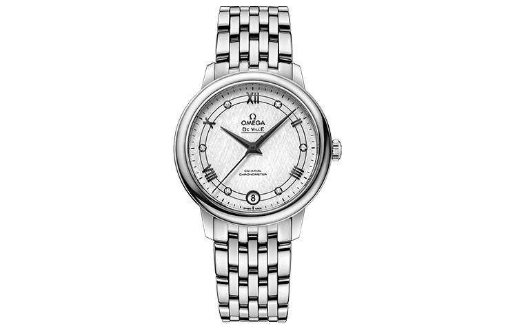 

OMEGA Часы Elegant Saucer Series Automatic Mechanical Movement Women's Watch Watch 32.7mm Silver Dial