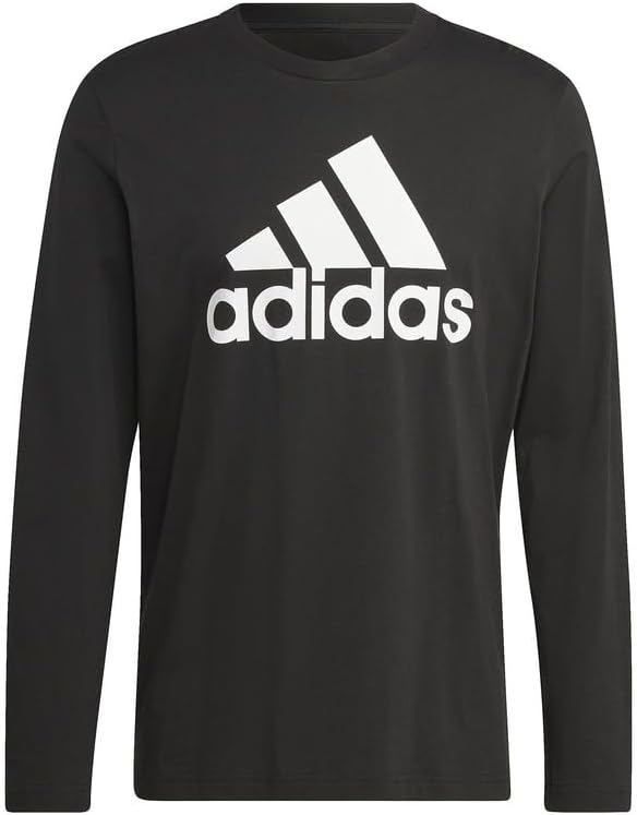 

Мужская футболка с длинным рукавом Adidas Essentials BL SJ, черный