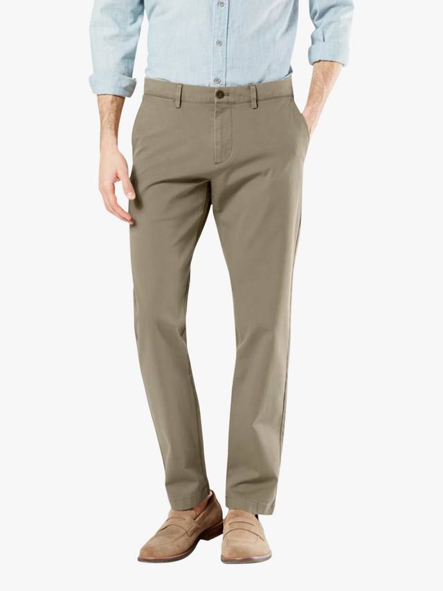 

Созданные брюки хаки с зауженным силуэтом Dockers, Green