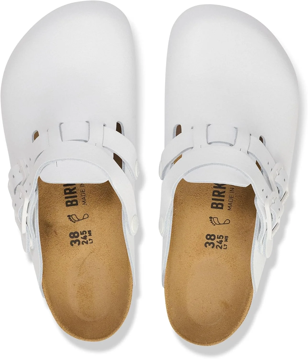 Кожаные сабо Birkenstock Kay Pro, белый — фото 2