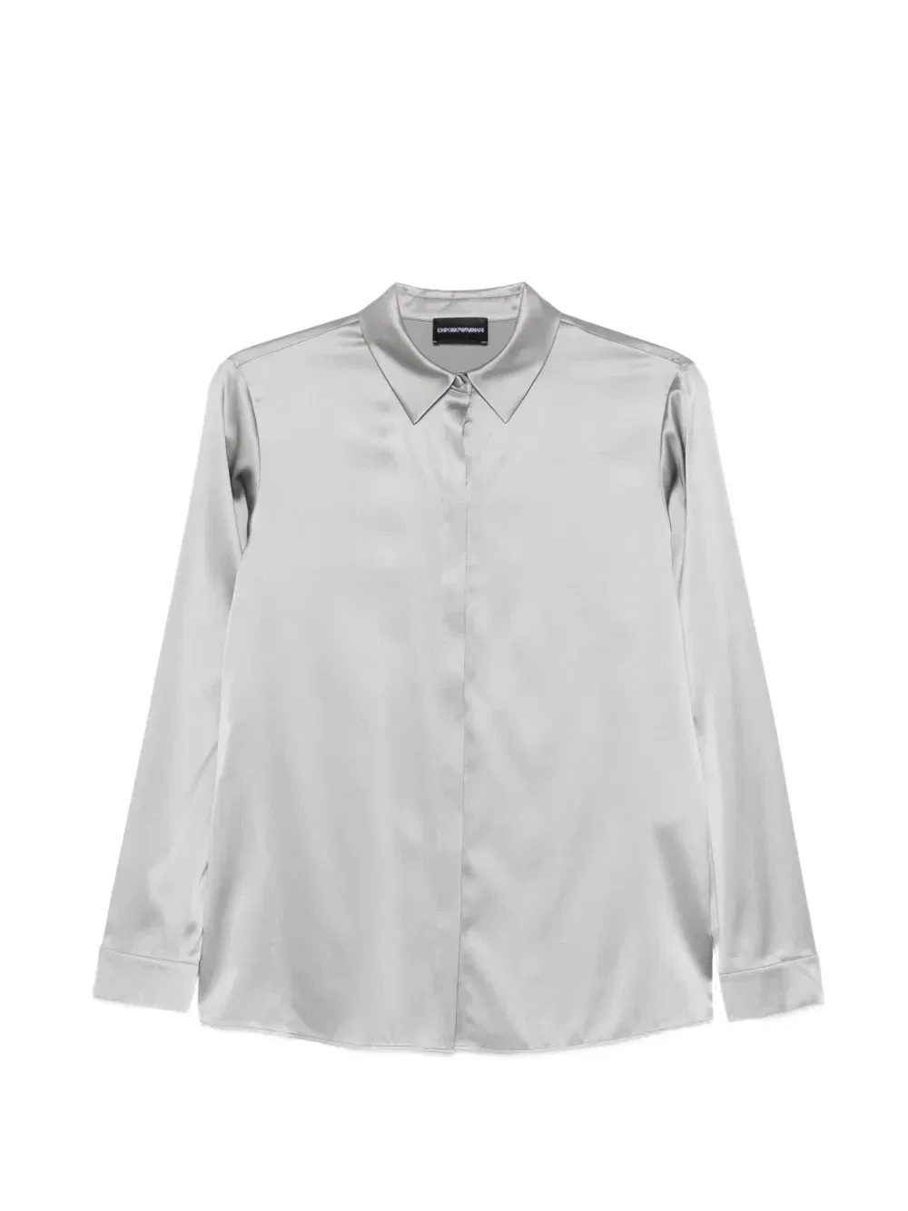 Рубашка с длинными рукавами EMPORIO ARMANI, серый