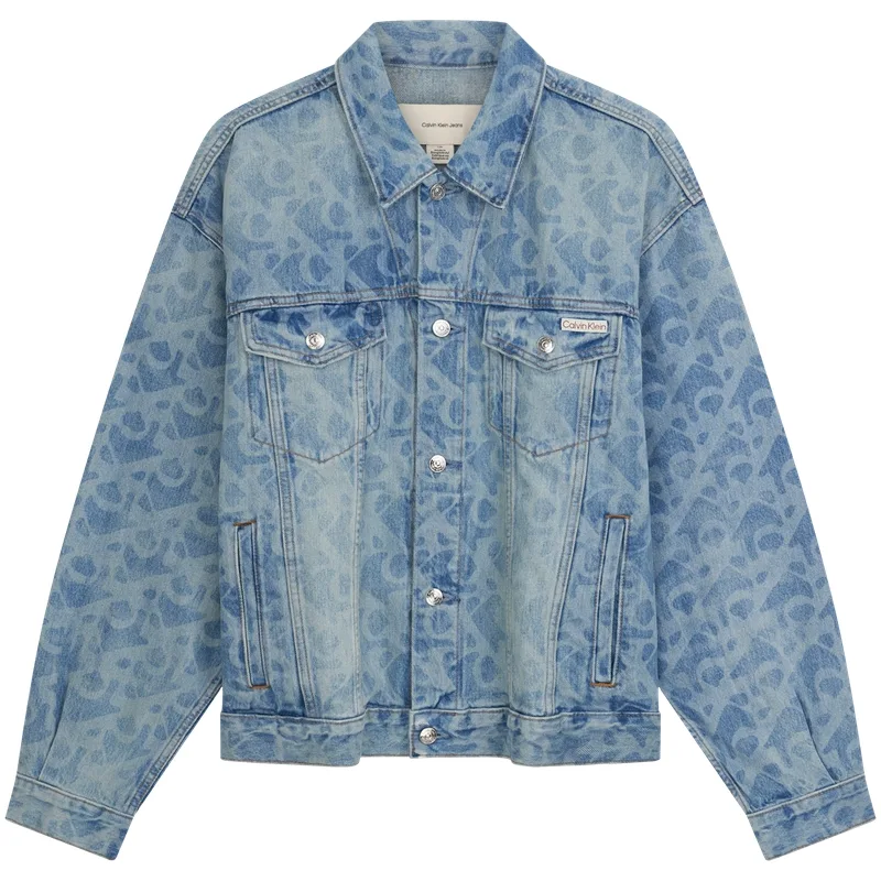 Джинсовая куртка мужская Calvin Klein, 1wx-denim светло-синий
