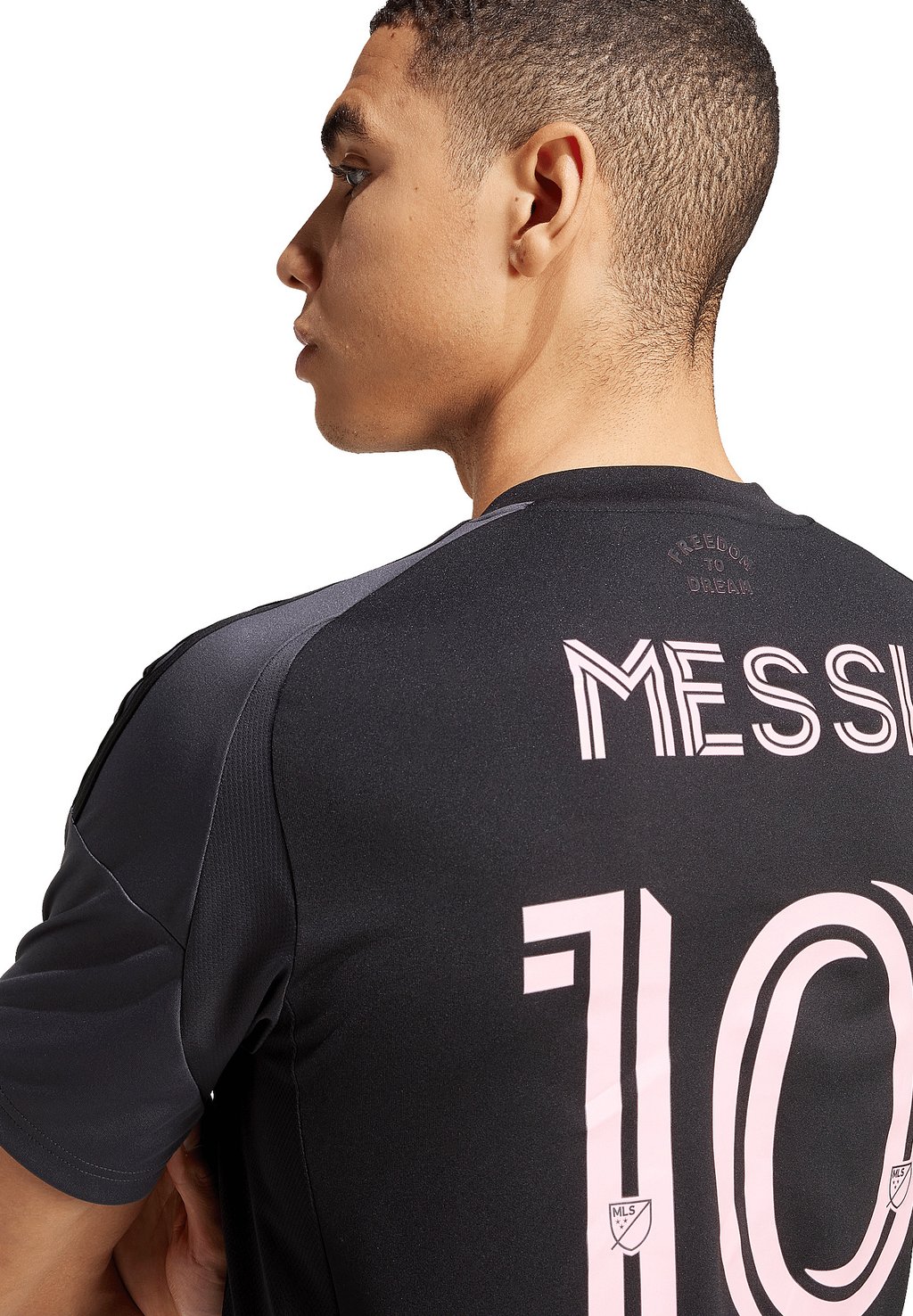 Футболка INTER MIAMI CLOUDFOAM25/26 MESSI AWAY Adidas Performance, черный — фото 3