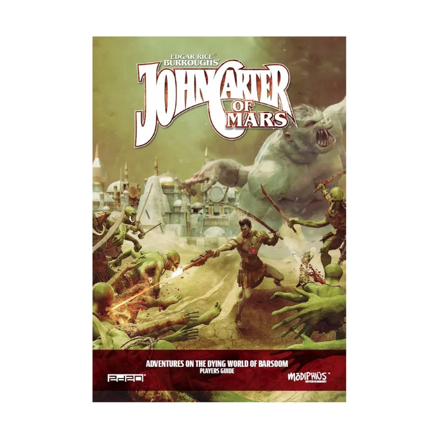 

Adventures on the Dying World of Barsoom, John Carter of Mars, мягкая обложка