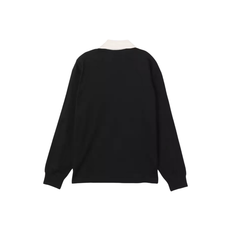 Футболка поло Unisex с 3 полосками Adidas Originals, черный — фото 2
