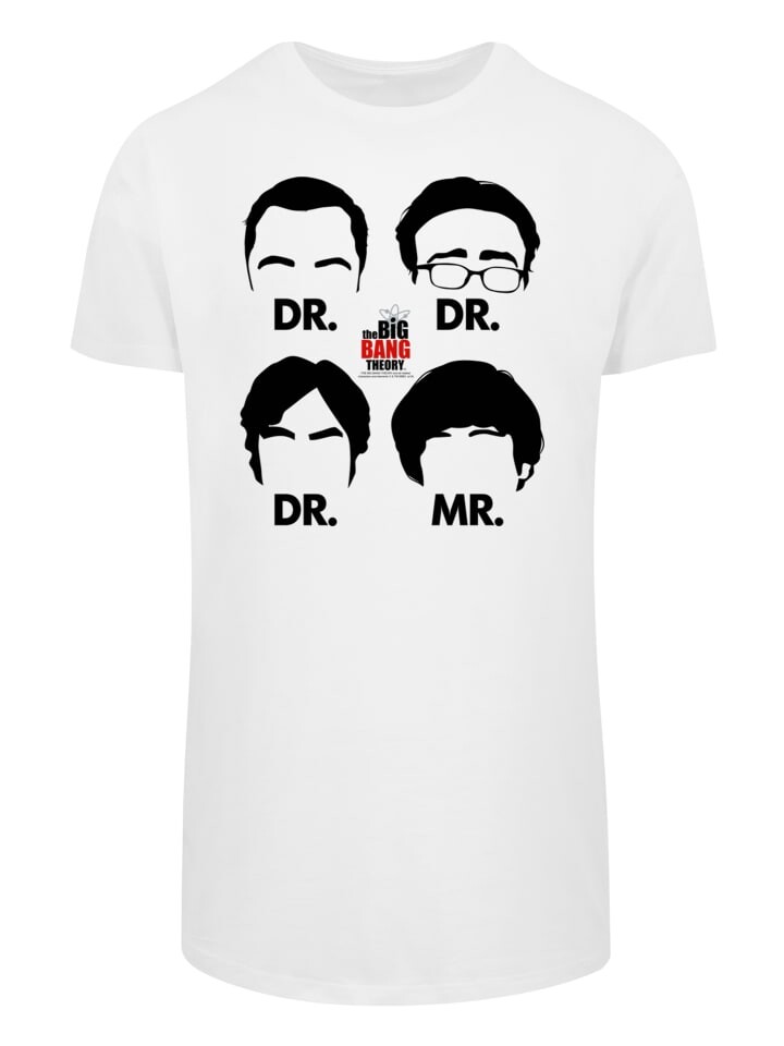

Футболка F4NT4STIC Big Bang Theory TV Serie Doctors And Mr, белый