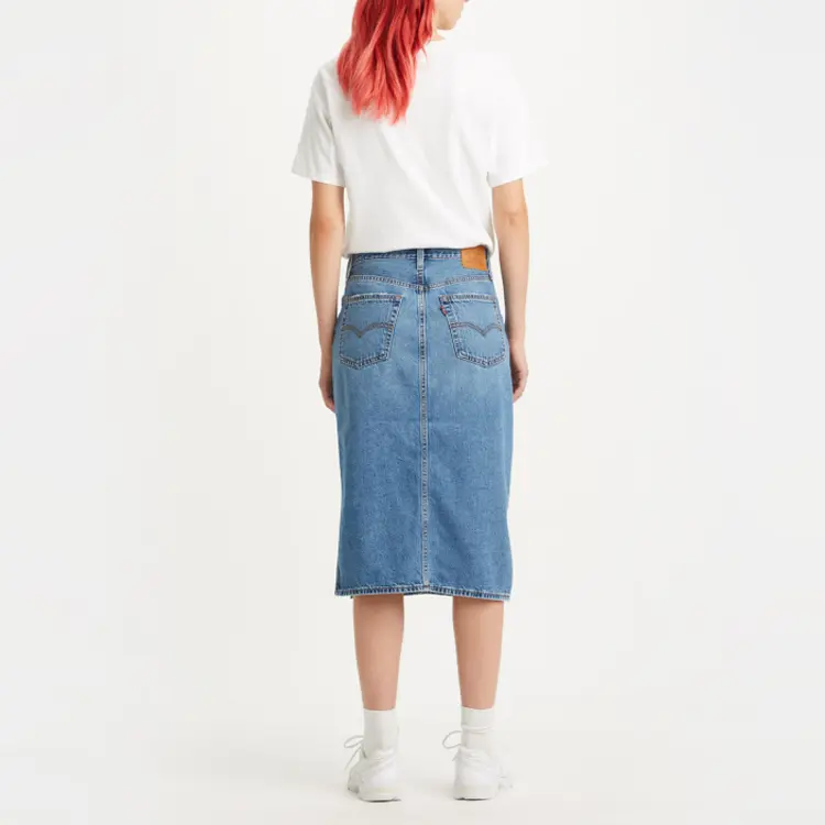 Женская повседневная длинная юбка Levi's levi’s, цвет Blue — фото 4