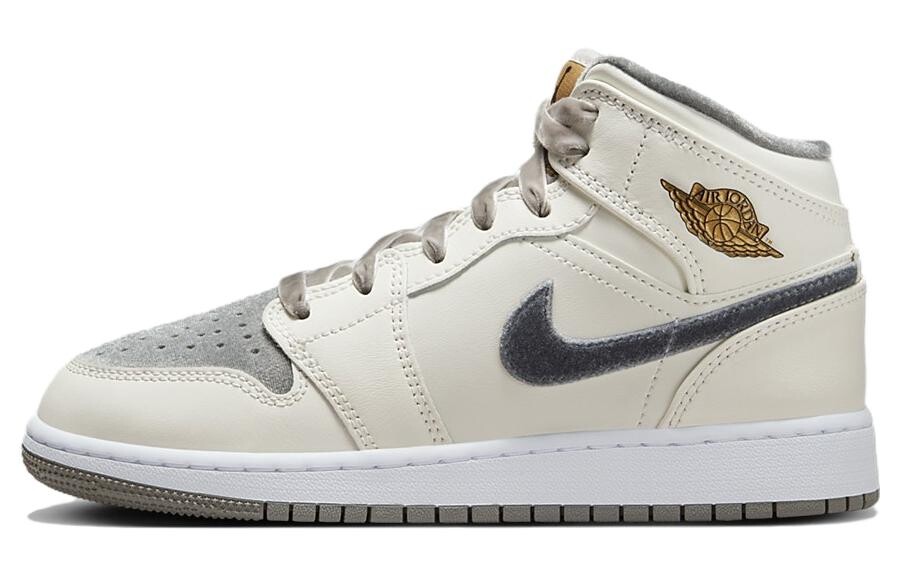 Кроссовки Jordan Air Jordan 1 Basketball Women, серый/темно-синий