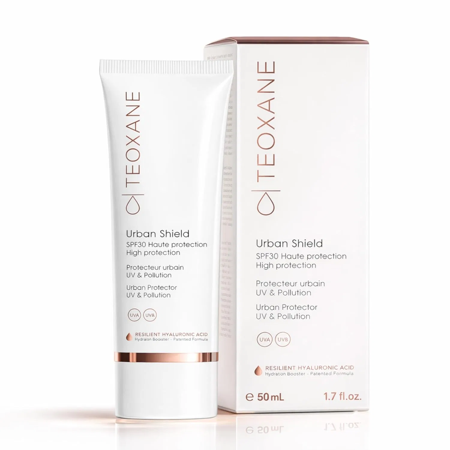 Тонирующий солнцезащитный крем для лица Urban Shield SPF 30 от TEOXANE Teoxane