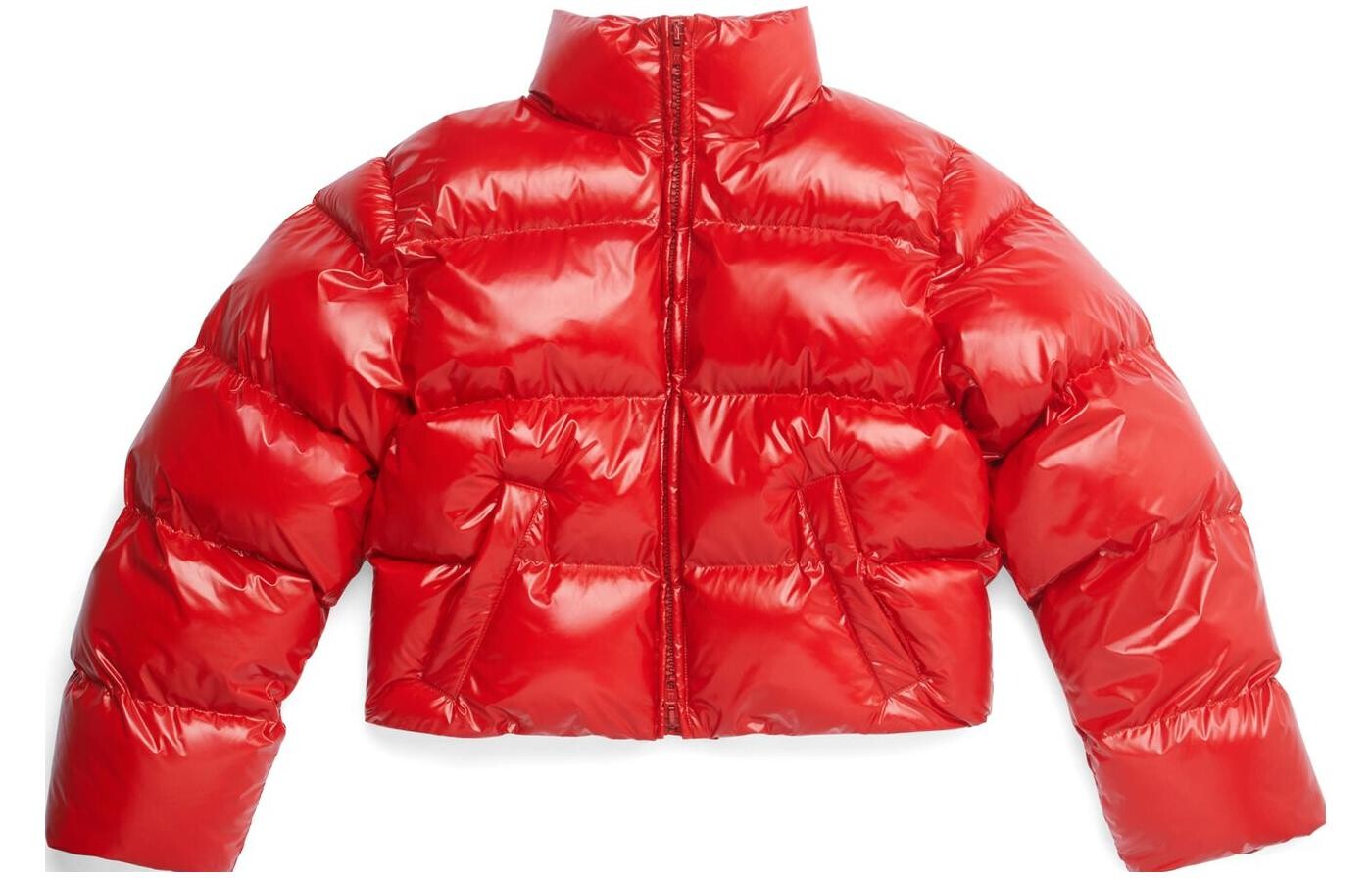 

Пальто женское Balenciaga укороченное, красный