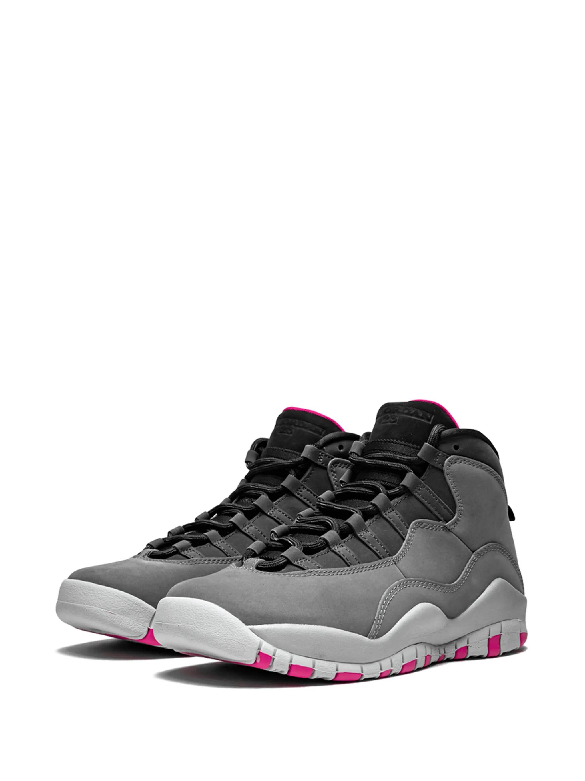 Кроссовки Air Jordan 10 Retro (GS) Jordan Kids, серый — фото 2