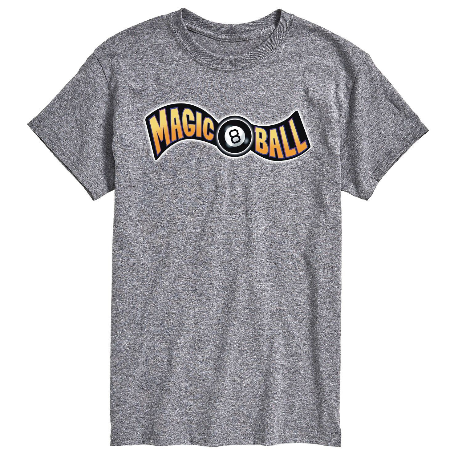 

Футболка с логотипом Big & Tall Magic 8 Ball Licensed Character, серый