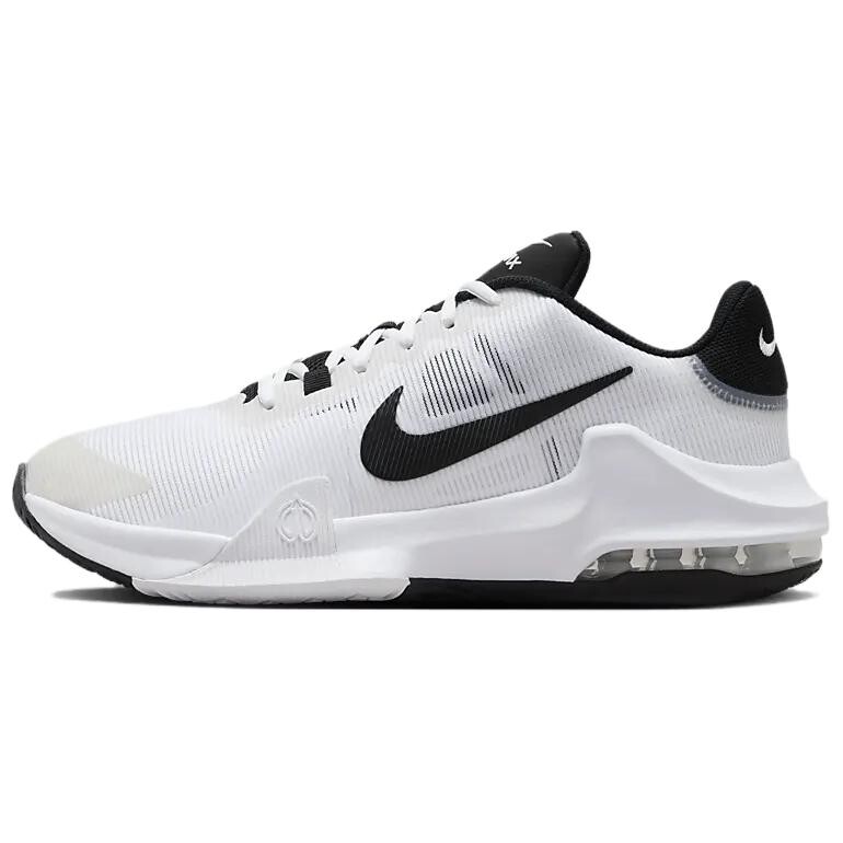 

Баскетбольные кроссовки Air Max Impact 4 Basketball Shoes Men Low-Top White/Black Nike