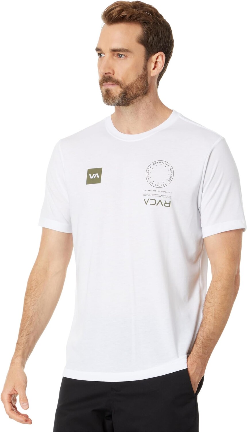 

Футболка с короткими рукавами VA Mark RVCA, белый