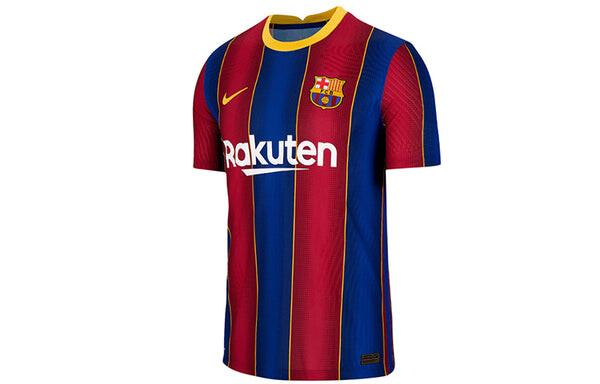 Футболка fc barcelona 20 21 домашняя майка Nike, синий — фото 3