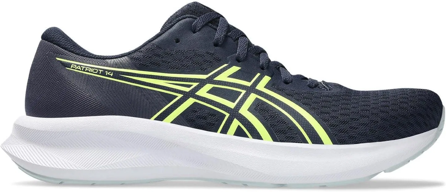 Мужские кроссовки ASICS Patriot 14, Midnight Lucid Yellow — фото 3