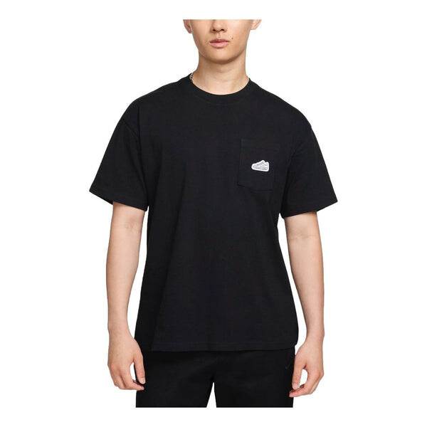 

Футболка sportswear t-shirt asia sizing 'black' Nike, черный
