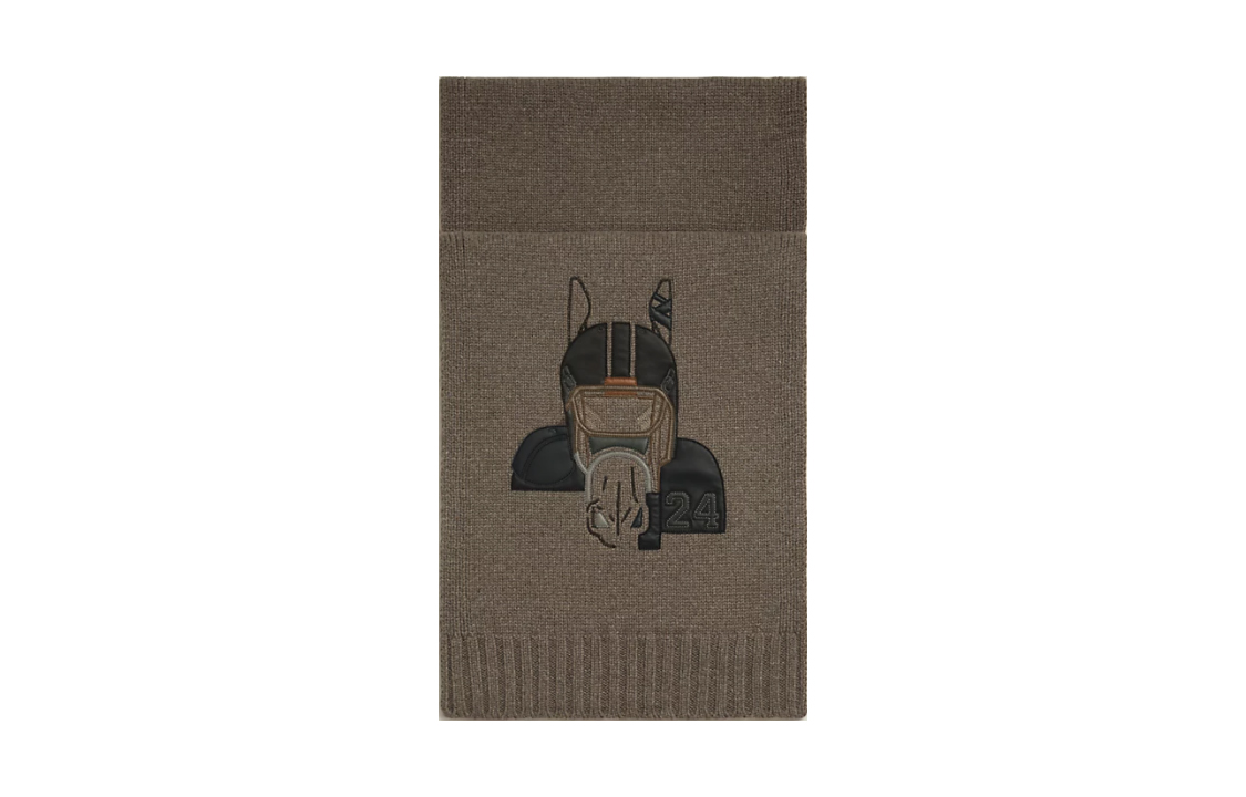 

HERMES Вязаный шарф мужской, Brown