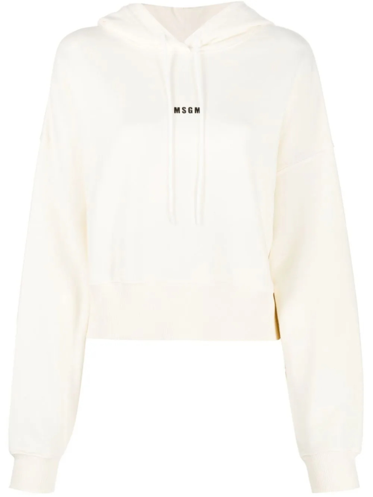 

Укороченное худи с логотипом MSGM, нейтральный