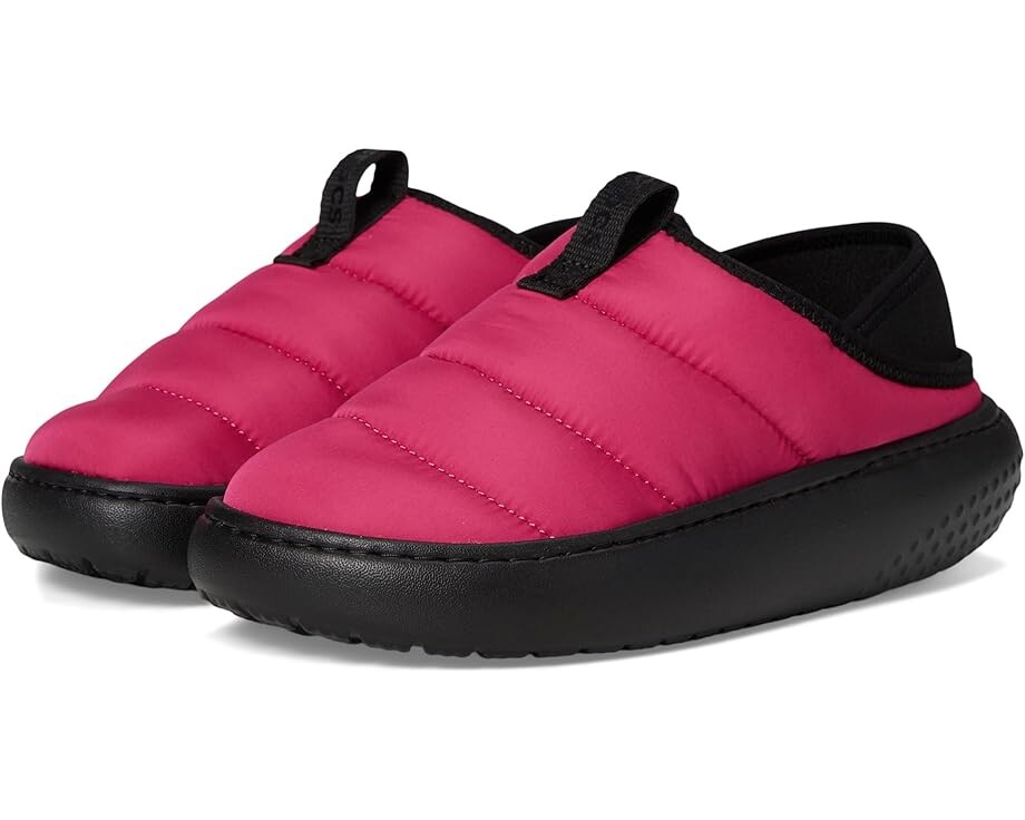 

Сабо Crocs Kids Classic Puff Moc, цвет Dragon Fruit/Multi