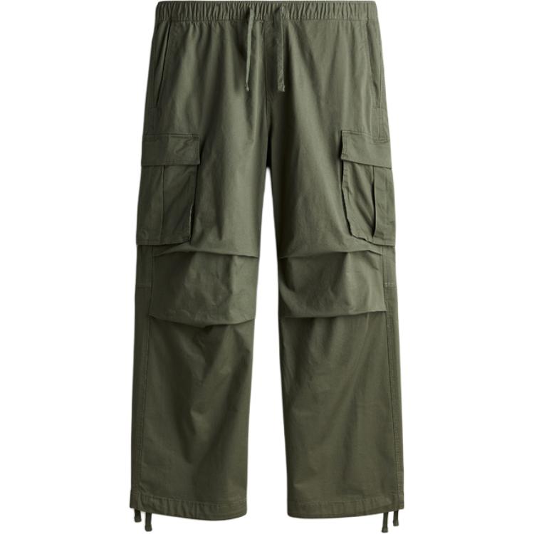 

Брюки карго мужские хаки зелёные H&M