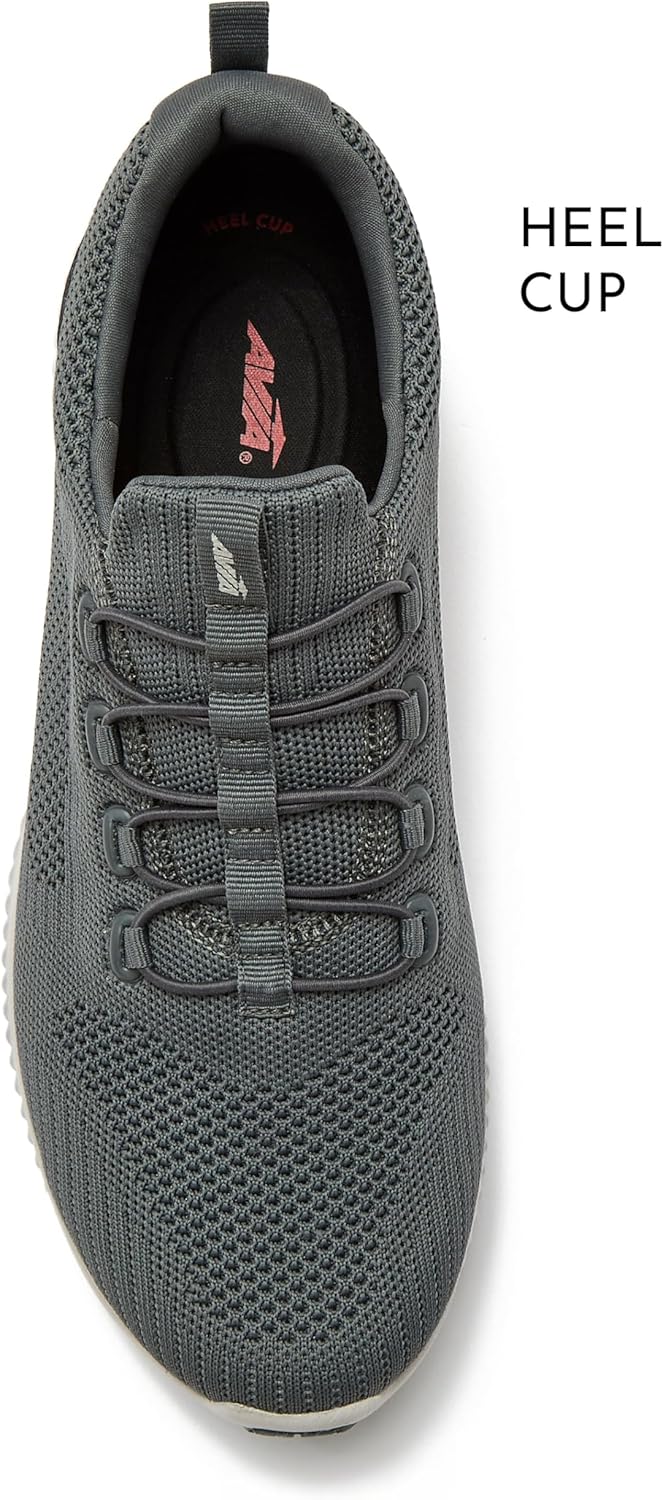 Мужские кроссовки Avia Anchor SR Mesh Slip On черного цвета, противоскользящие, водостойкие, для работы и ресторанного или пищевого сервиса - удобные слипы с защитой от скольжения, стандартной или широкой посадки, защитная обувь — фото 4