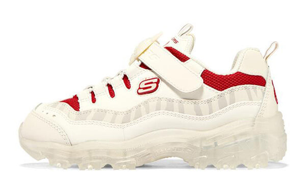Кроссовки ice d'lites 'cream white red' Skechers, белый — фото 2