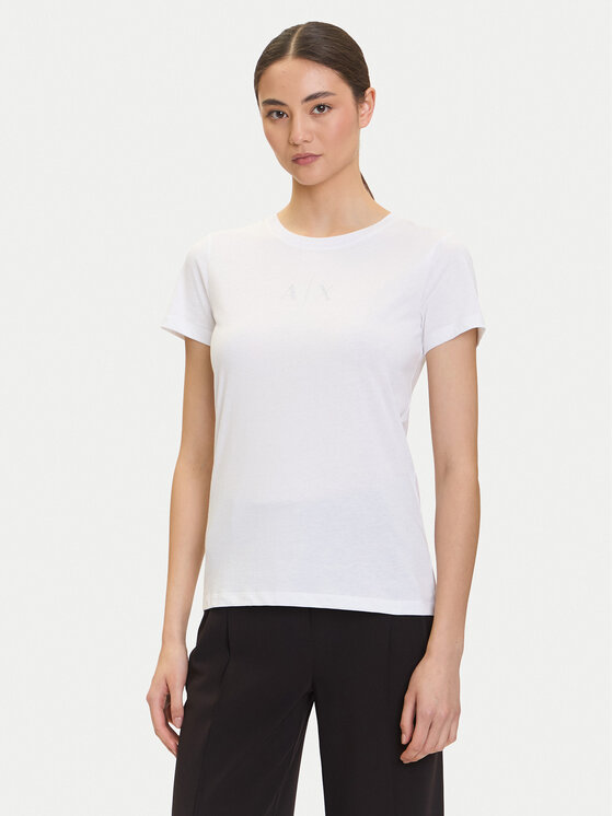 

Футболка regular fit XW001459 AF10356 U0002 Armani Exchange, белый