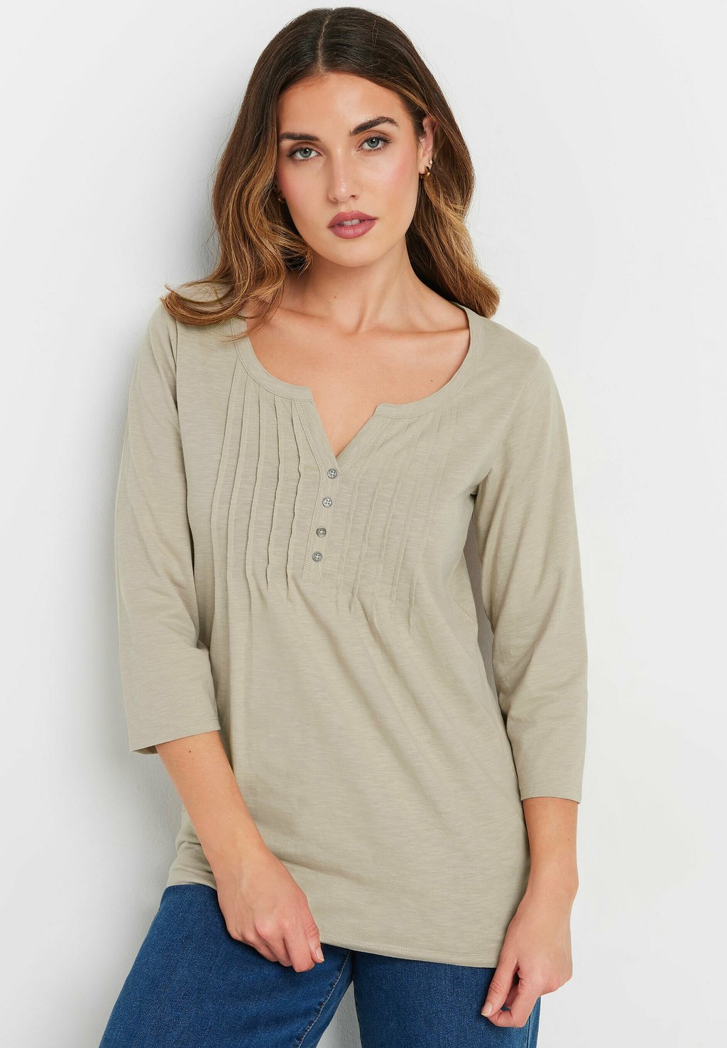 

Футболка с длинным рукавом HENLEY Long Tall Sally, светло-коричневый