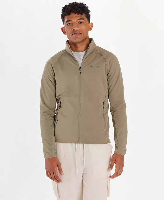 

Куртка Leconte Fleece Zip Front Track с молнией спереди Marmot, серый