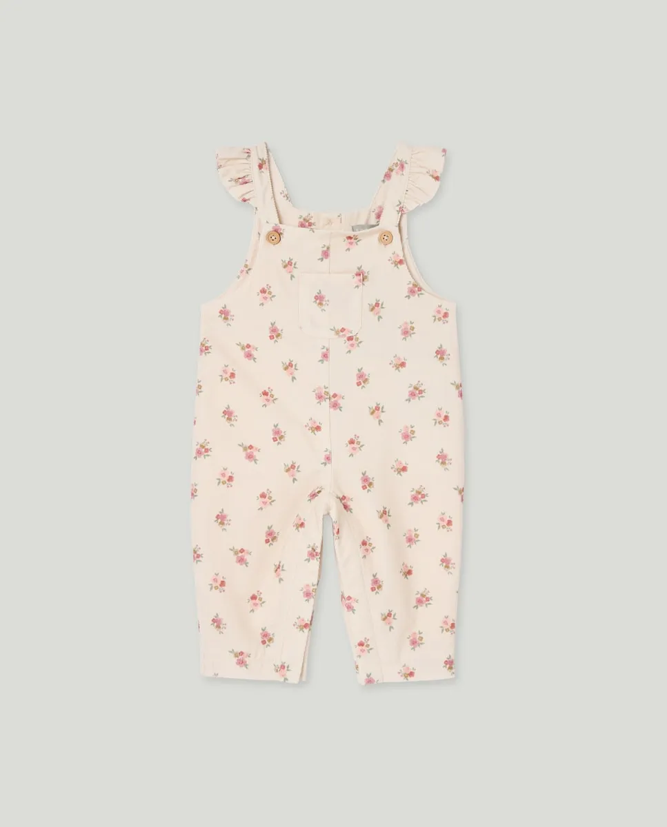 

Длинный комбинезон из микровельвета с принтом цветов для маленькой девочки Coconut El Corte Inglés